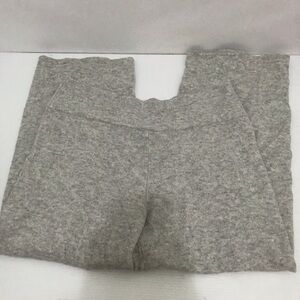 Alashan Gray Cashmere Wide-Leg Pants Size L